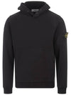 Garment Dyed Hoodie Black - STONE ISLAND - BALAAN 2