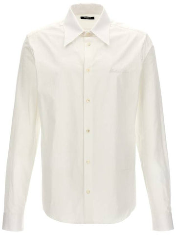 Balmain Logo Embroidery Shirt - BALMAIN - BALAAN 1