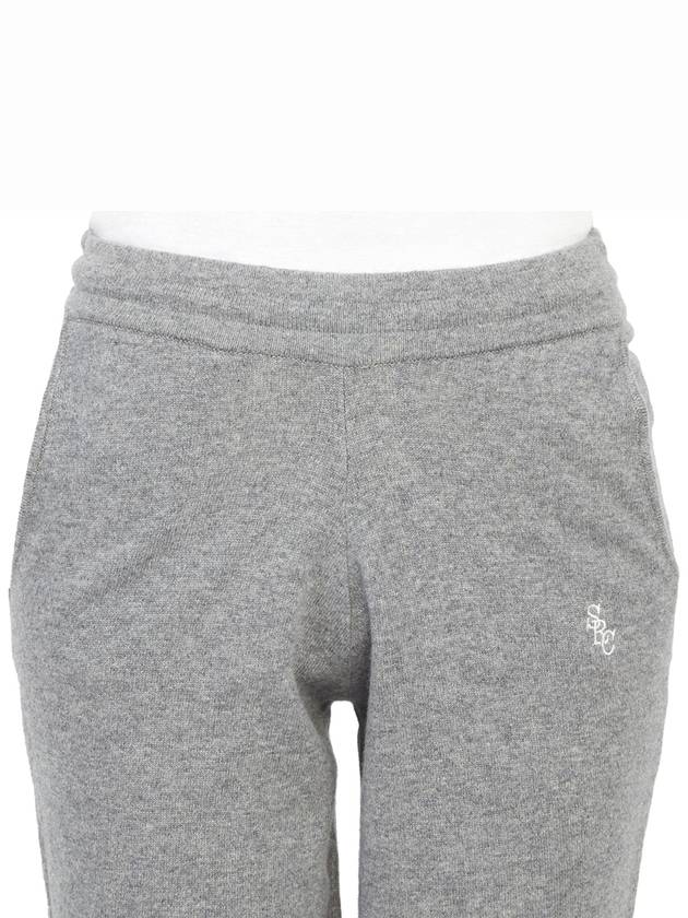 Training Cashmere Track Pants Grey - SPORTY & RICH - BALAAN 7