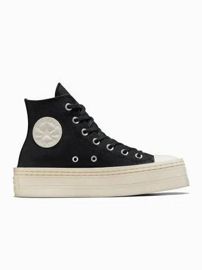 Chuck Taylor All Star Modern Lift Platform High Top Sneakers Black - CONVERSE - BALAAN 2