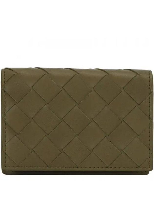 Intrecciato Folding Card Wallet Mud - BOTTEGA VENETA - BALAAN 2