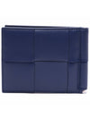 Cassette Money Clip Card Wallet Blue - BOTTEGA VENETA - BALAAN 5