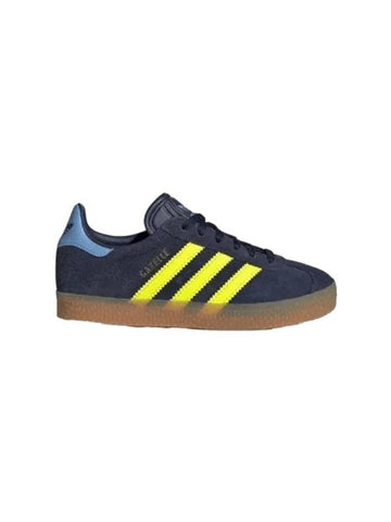 Kids Gazelle Sneakers Yellow Navy - ADIDAS - BALAAN 1