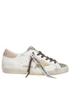 Platinum Glitter Toe Leather Low Top Sneakers White - GOLDEN GOOSE - BALAAN 2