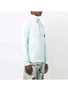 Wappen Patch Brushed Cotton Fleece Hoodie Light Green - STONE ISLAND - BALAAN 3