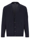 Lens Cotton Cardigan Navy - CP COMPANY - BALAAN 2