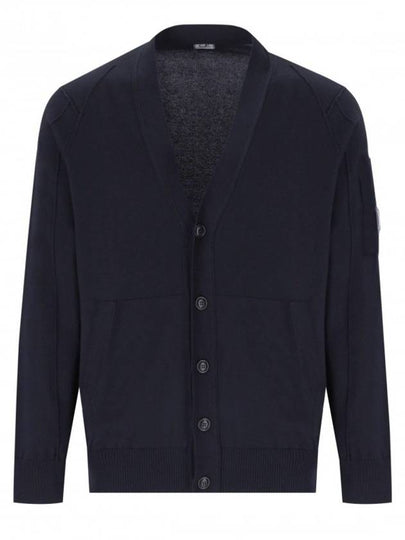 Lens Cotton Cardigan Navy - CP COMPANY - BALAAN 2