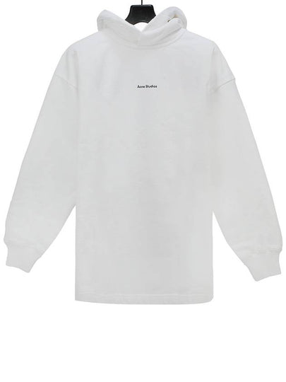 Logo Print Hooded Top White - ACNE STUDIOS - BALAAN 2