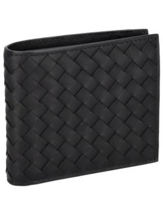 Intrecciato Half Wallet Black - BOTTEGA VENETA - BALAAN 2