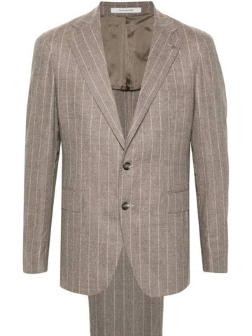 Tagliatore Pinstripe Virgin Wool Suit - TAGLIATORE - BALAAN 1