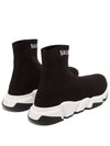 Speed ​​Logo High Top Sneakers Black - BALENCIAGA - BALAAN 3