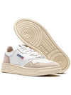 Medalist Goatskin Low Top Sneakers White - AUTRY - BALAAN 5