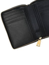 Intrecciato Zipper Around Half Wallet Black - BOTTEGA VENETA - BALAAN 10