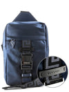 Men's Greca Belt Bag Navy - VERSACE - BALAAN 2