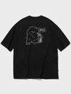 Tree Salon Embroidered Short Sleeve T-Shirt Black - CPGN STUDIO - BALAAN 1