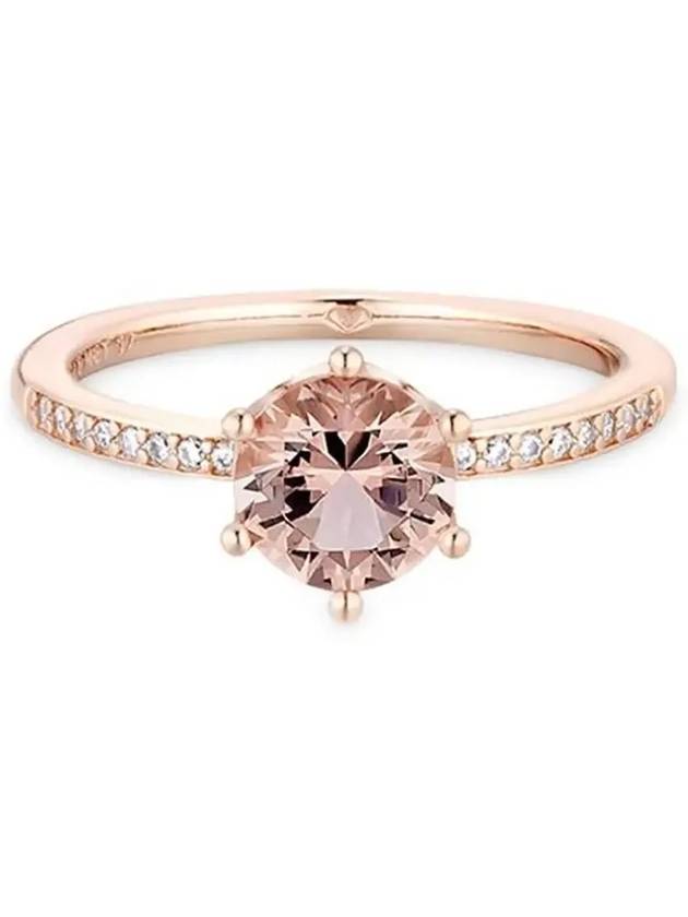 Sparkling Crown Solitaire Ring Rose Gold - PANDORA - BALAAN 4