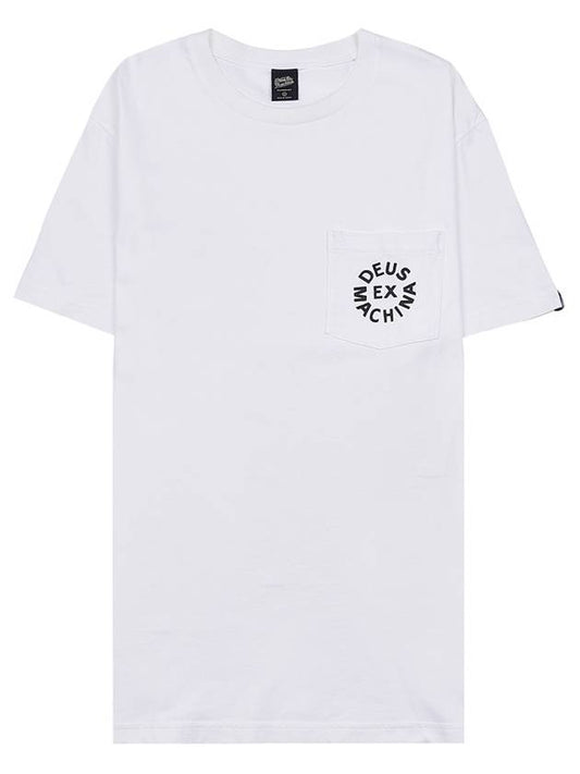 Men s Logo Short Sleeve T Shirt DMA51995 WHITE - DEUS EX MACHINA - BALAAN 1