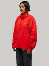 Men's Logo Half Zip Up Nylon Windbreaker Red - NIKE - BALAAN 5