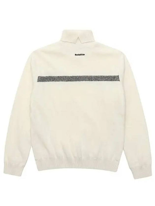 ST One Point Pullover 2603LXKWIVORY - BLACK&WHITE - BALAAN 2