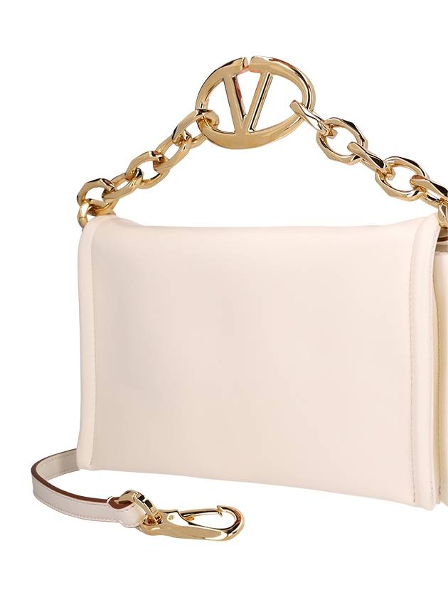 VLOGO CHAIN CLUTCH IN NAPPA WITH CHAIN - VALENTINO - BALAAN 3