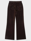 Velvet corduroy mechanic pants deep brown - NOIRER - BALAAN 4