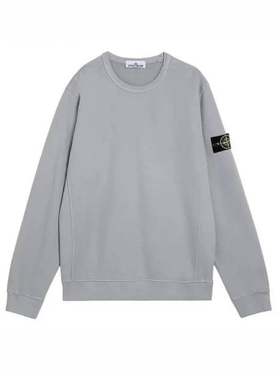 Wappen Patch Crew Neck Cotton Sweatshirt Grey - STONE ISLAND - BALAAN 2