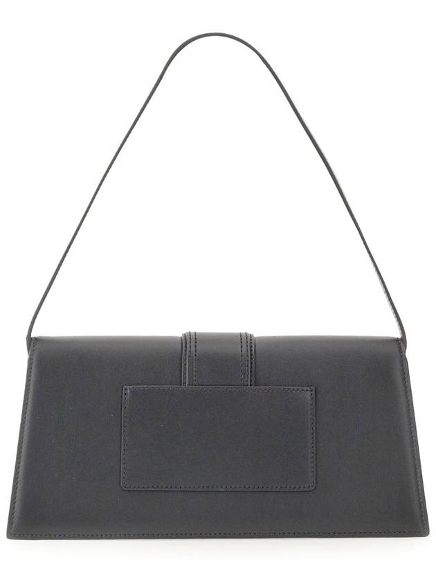 Le Bambino Long Flap Shoulder Bag Black - JACQUEMUS - BALAAN 4