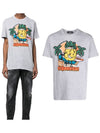 Logo Print Short Sleeve T-Shirt Grey - DSQUARED2 - BALAAN 2