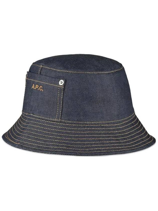 Bob Thais Denim Bucket Hat Indigo - A.P.C. - BALAAN 2