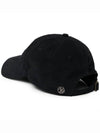 Brushed applique ball cap black - NOIRER - BALAAN 6