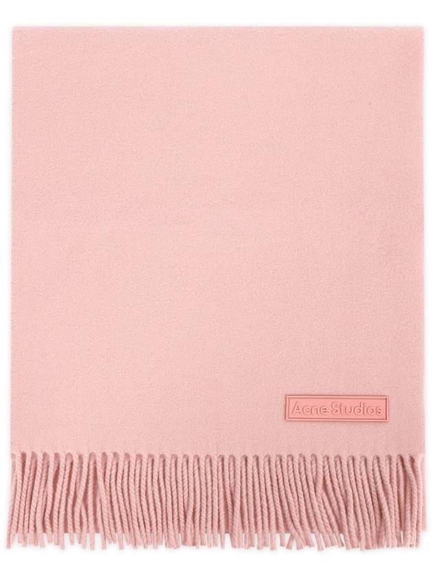 Wool Fringe Muffler Pink - ACNE STUDIOS - BALAAN 2