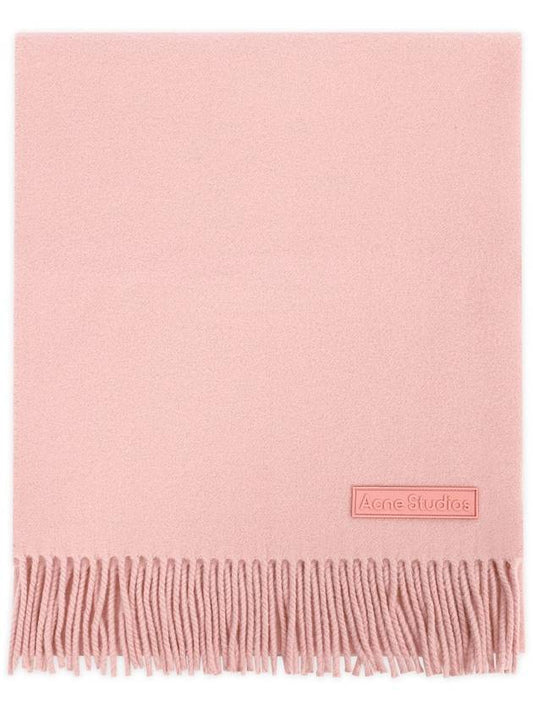 Wool Fringe Muffler Pink - ACNE STUDIOS - BALAAN 2