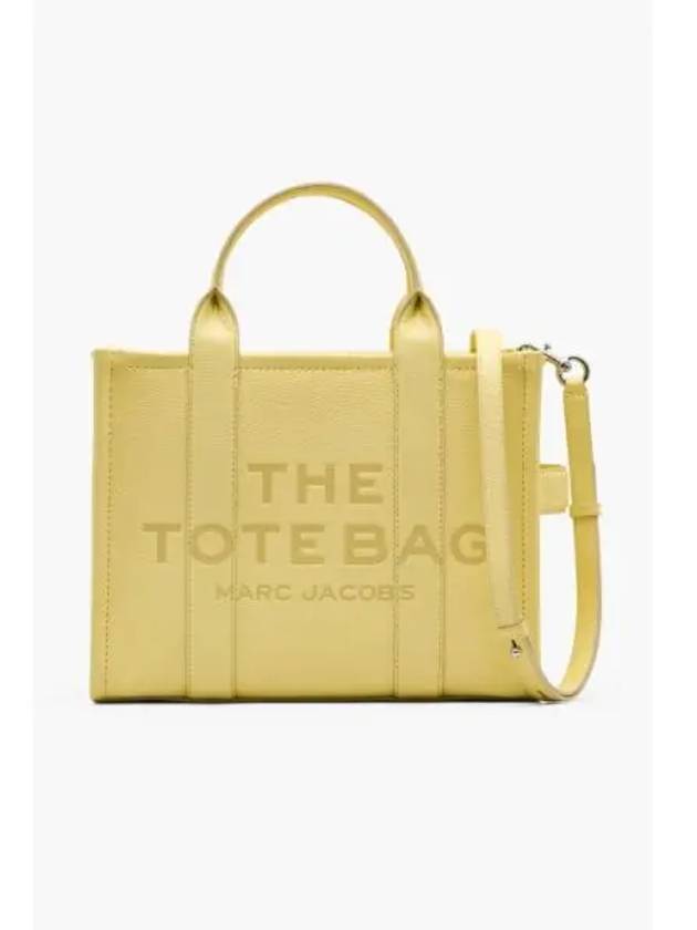 Leather The Medium Tote Custard MBBAM24007YEX - MARC JACOBS - BALAAN 1