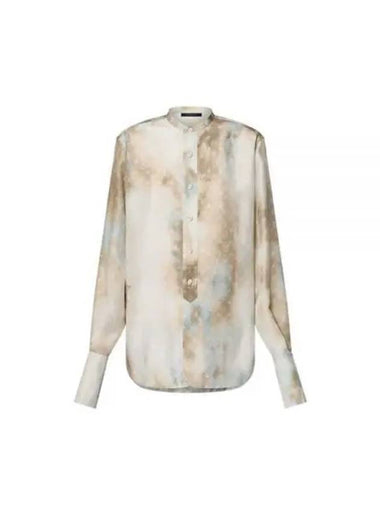 Collarless Monogram Cloud Shirt 1AGBFH - LOUIS VUITTON - BALAAN 1