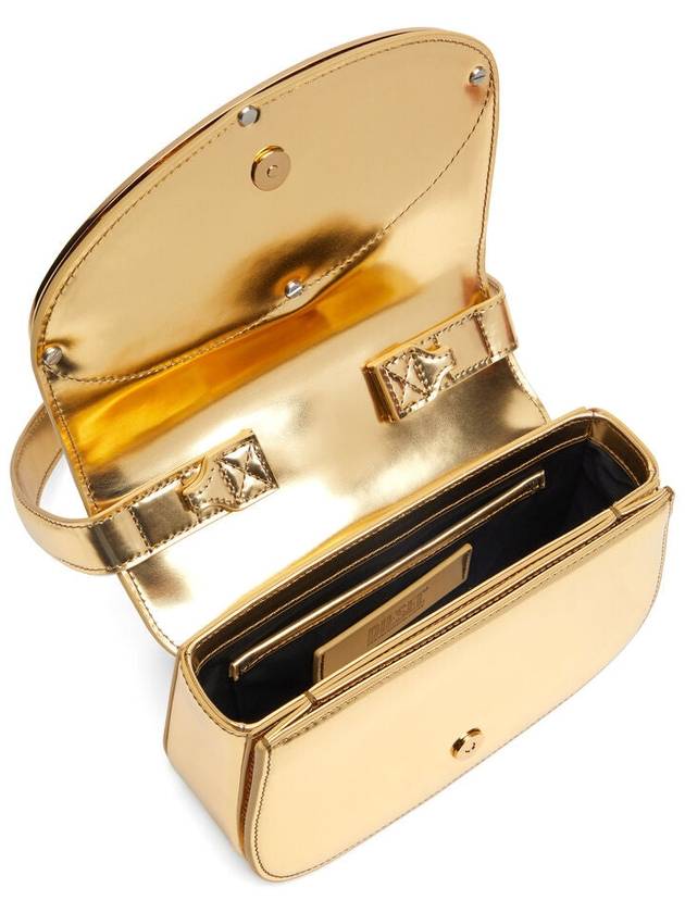 1DR Mirrored Leather Shoulder Bag Gold - DIESEL - BALAAN 4