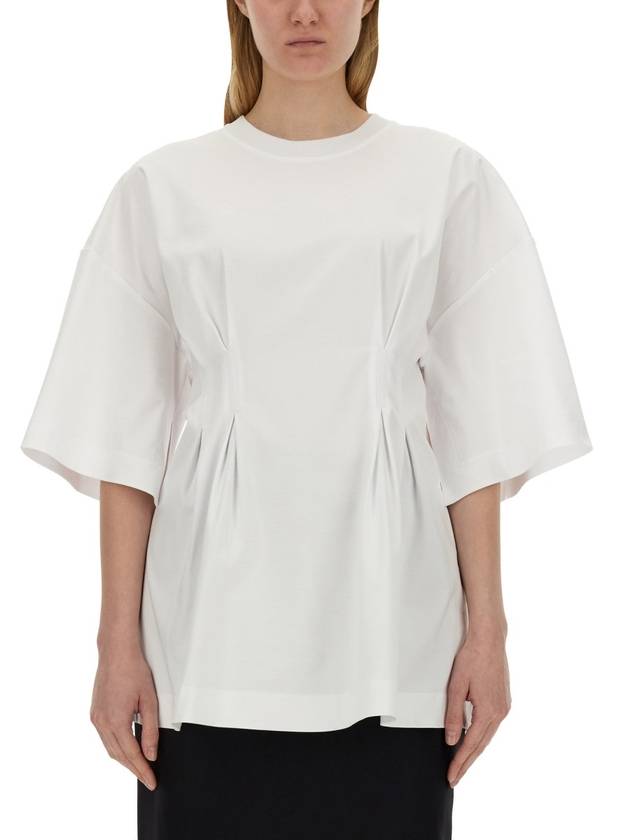 Giotto cotton jersey short sleeve t shirt white - MAX MARA - BALAAN 2