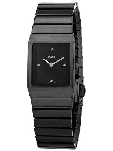 Rado Ceramica Black Dial Ladies Watch R21702702 - RADO - BALAAN 1