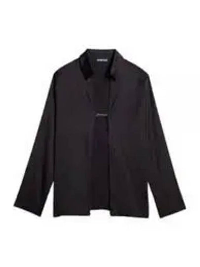 La Chemise Notte Open Charm Logo Shirt Black - JACQUEMUS - BALAAN 2