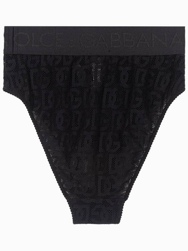 logo banding lace briefs black - DOLCE&GABBANA - BALAAN 3