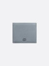 Grain Leather Signature Half Wallet Grey - DIOR - BALAAN 2