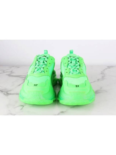 Triple S air sole sneakers green fluorescent 37 240 - BALENCIAGA - BALAAN 2