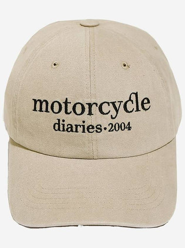 MOTORCYCLE B CAP Sand Beige - OGARP - BALAAN 1