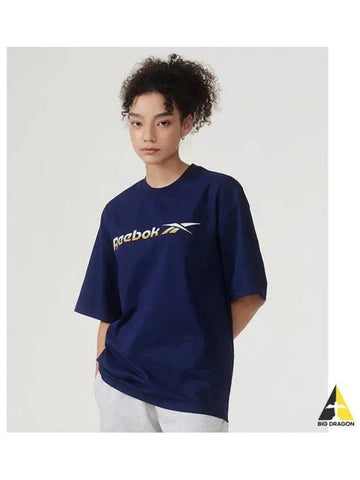 Primary big logo t shirt navy - REEBOK - BALAAN 1