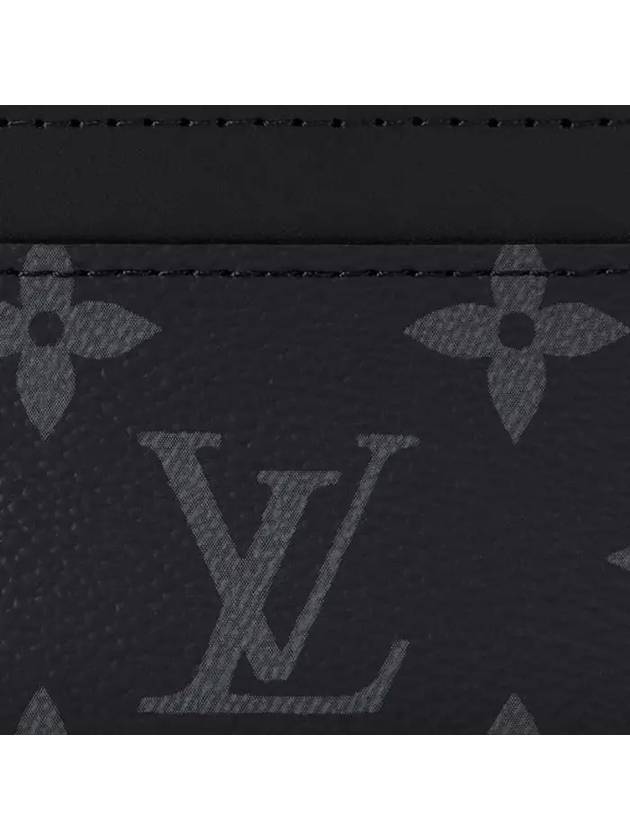 Monogram Eclipse Double Card Wallet Black - LOUIS VUITTON - BALAAN 8