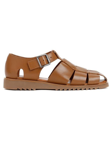 Pacific Buckle Gladiator Sandals Brown - PARABOOT - BALAAN 1