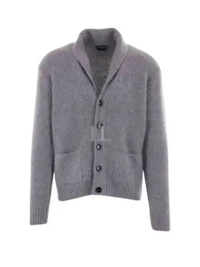 Shawl Collar Cardigan Grey - BRUNELLO CUCINELLI - BALAAN 2