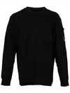 Men's Diagonal Wappen Sweatshirt Black - CP COMPANY - BALAAN 2