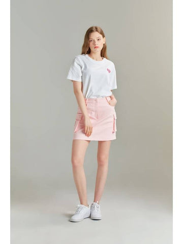 Give Me Buddy Side Pocket Skirt Pink - GOXO - BALAAN 1