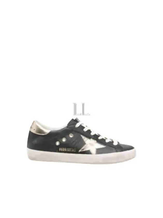 Superstar Gold Tab Low Top Sneakers Black - GOLDEN GOOSE - BALAAN 2