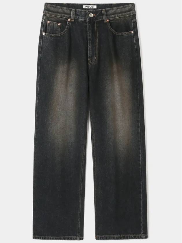 DPT 005 Damaged washed denim pants Vintage black - INDUST - BALAAN 8